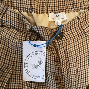 Francesca‘s boutique new plaid dress pants women’s